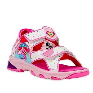 Trolls Light Up Printed Active Sandal (Toddler Girls) size 11